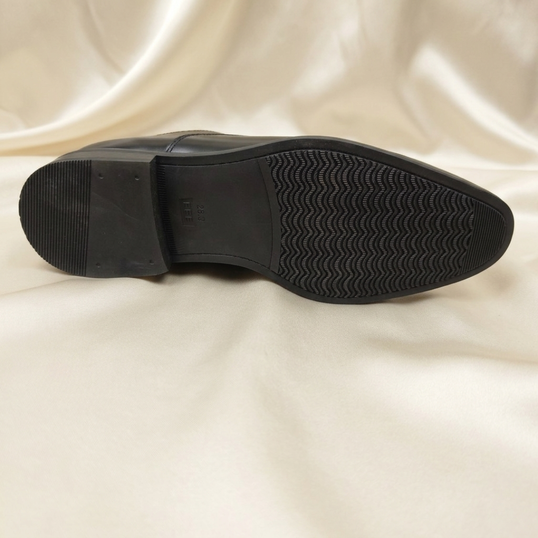 Walkist Premium Leather Oxford Shoes - Black