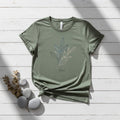Salviegrøn botanisk slim fit T-shirt