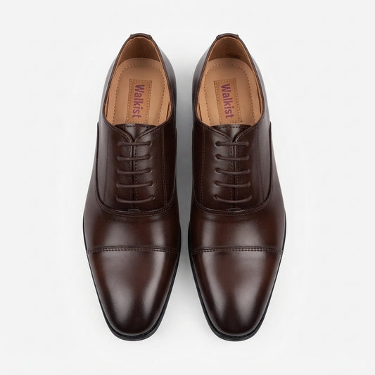 Walkist Original læder Oxford-sko - Mørkebrune