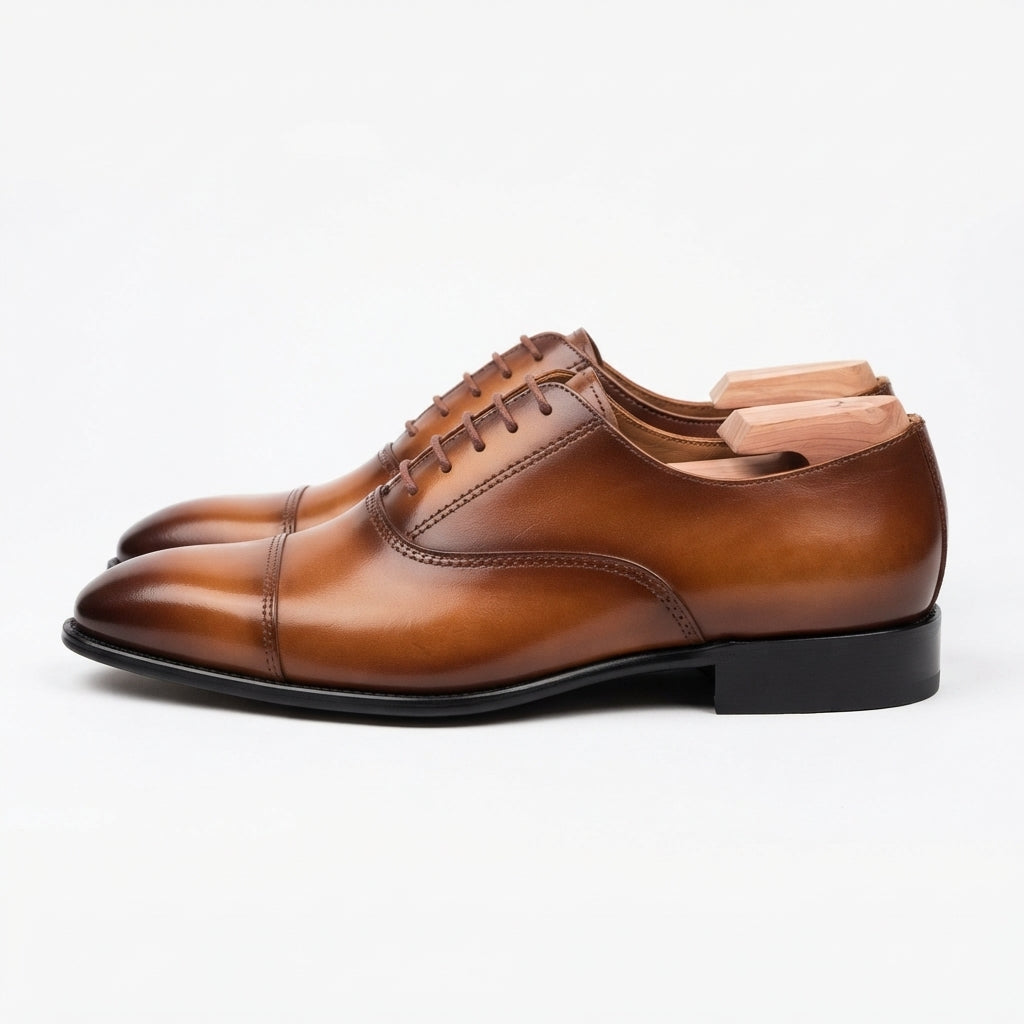 Walkist Original Leather Oxford Shoes - Brown
